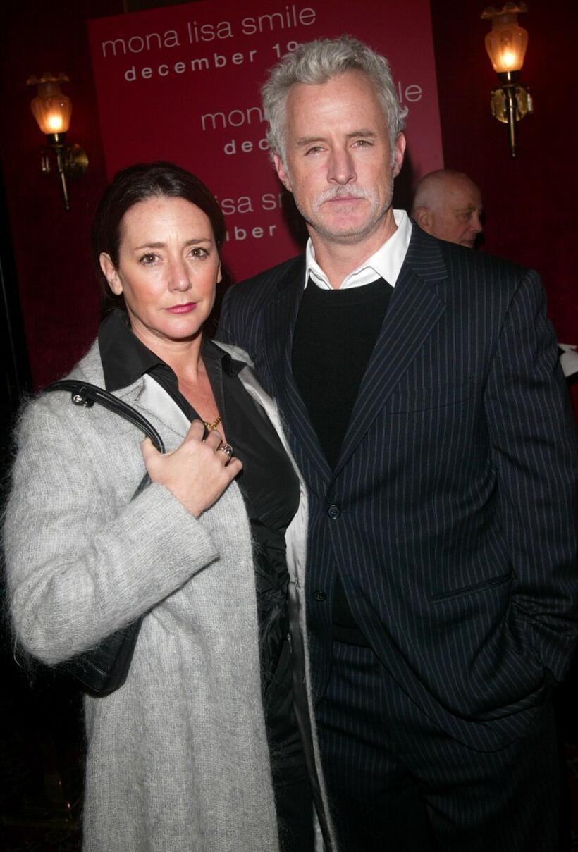 John Slattery and wife Becky at the world premiere of "Mona Lisa Smile."