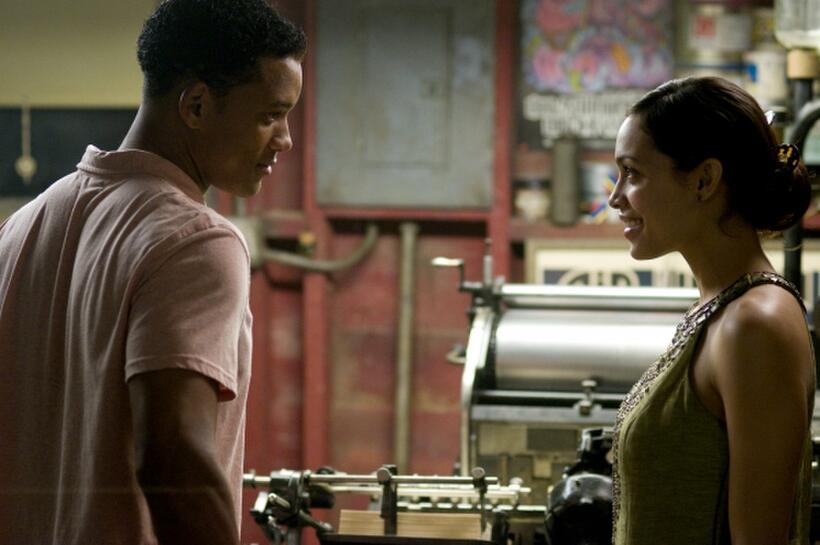 Will Smith and Rosario Dawson in "Seven Pounds."