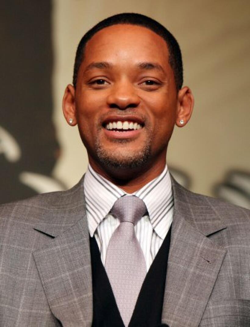 Will Smith at the Japan press conference of "I Am Legend."