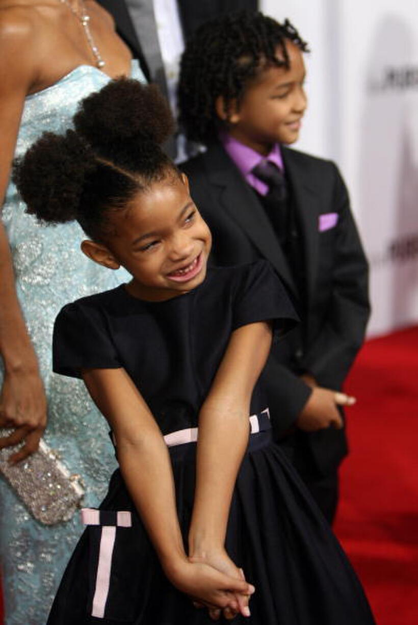 Willow Smith at the L.A. premiere of "Pursuit of Happyness."