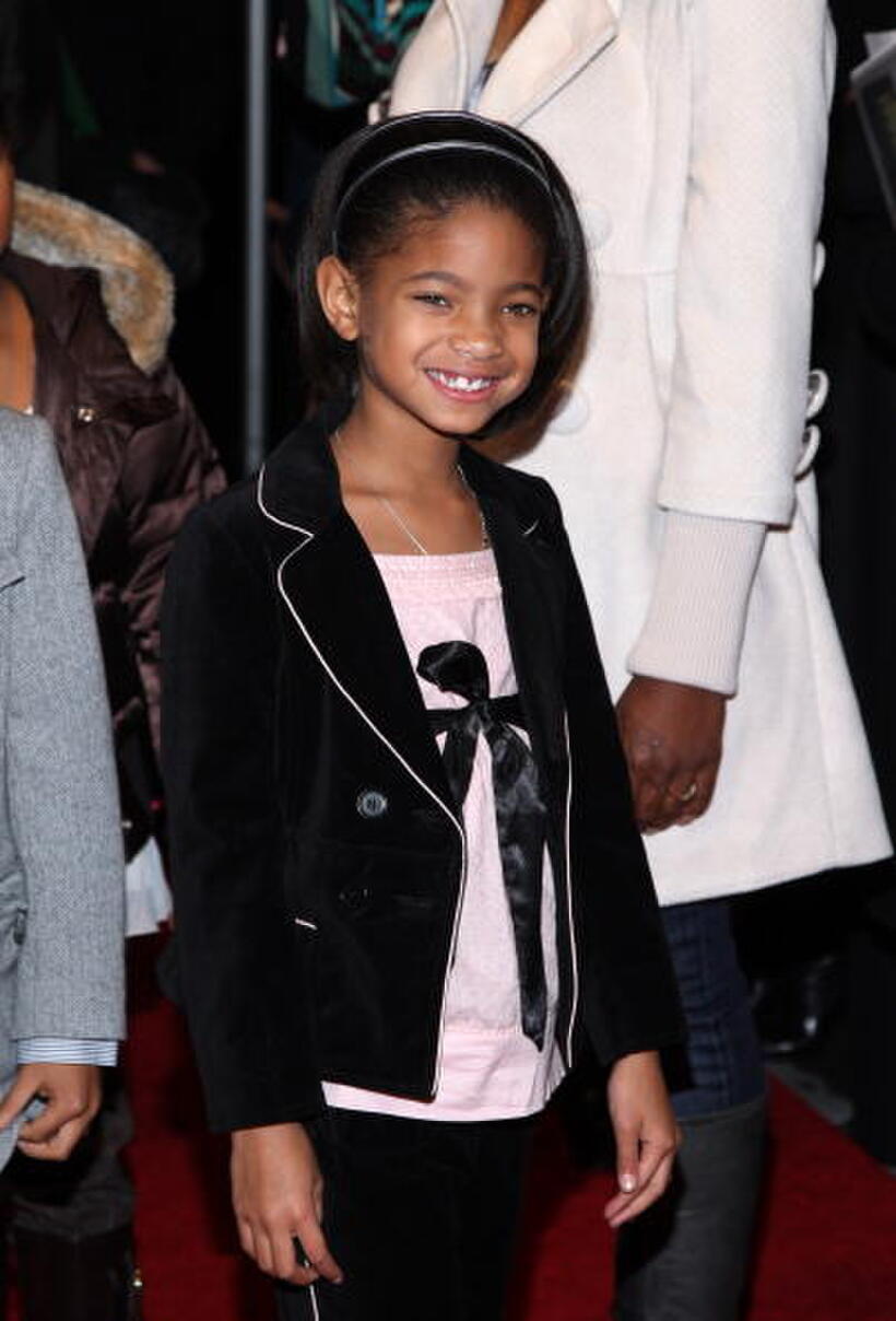 Willow Smith at the N.Y. premiere of "I Am Legend."