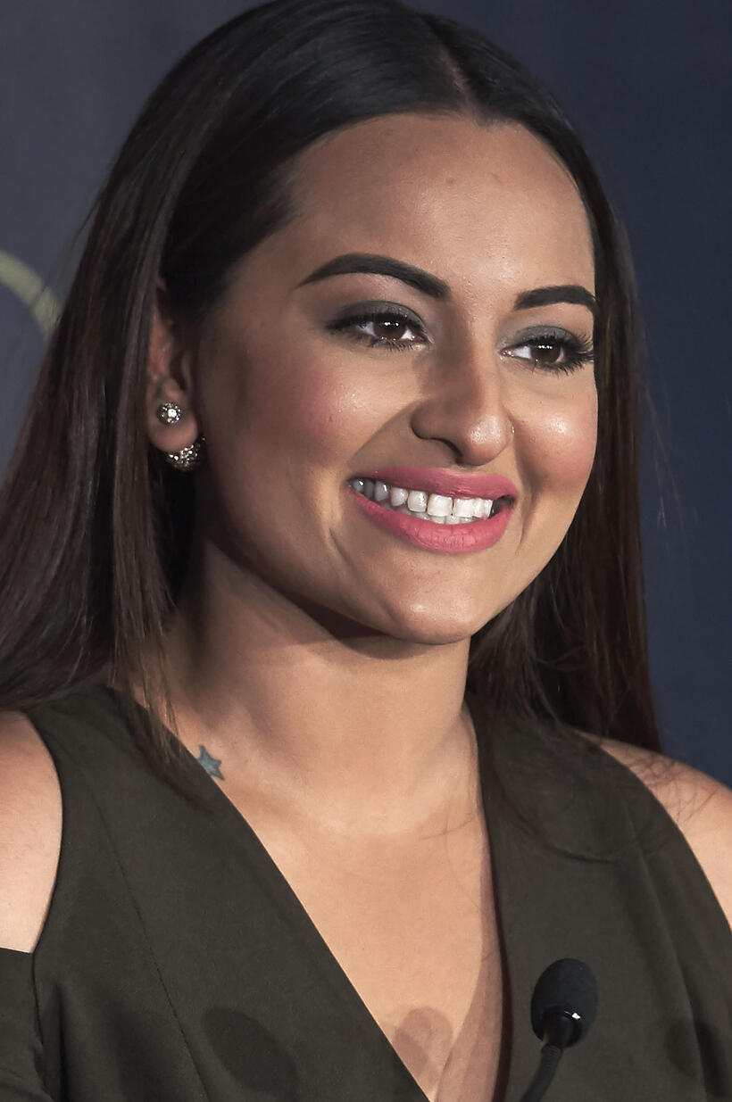 Sonakshi Sinha at the 17th International Indian Film Academy awards press conference in Madrid.