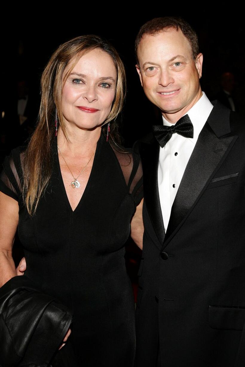 Gary Sinise and his wife Moira Harris at the 17th Annual Palm Springs International Film Festival Gala at the Palm Springs Convention Center.