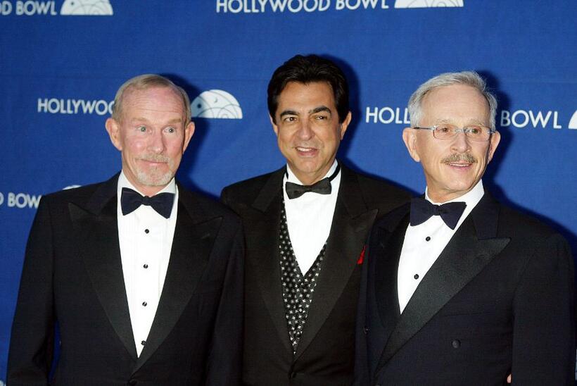 Tom Smothers, Joe Mantegna and Dick Smothers at the "A Must-See TV Tribute."