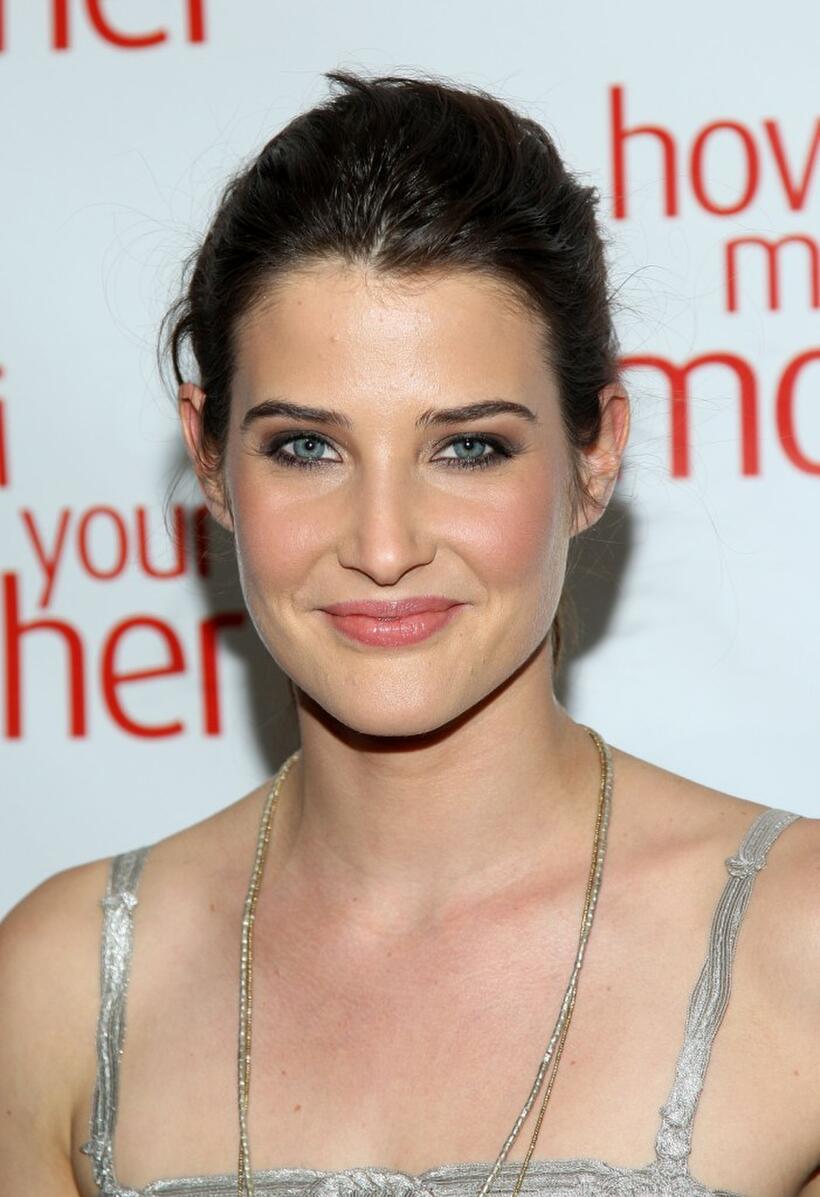 Cobie Smulders at the academy screening of "How I Met Your Mother."