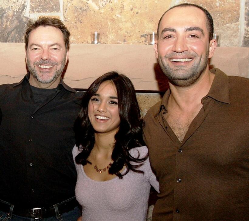 Alan Ball, Summer Bishil and Peter Macdissi at the party of "Towelhead" during the 2008 Sundance Film Festival.