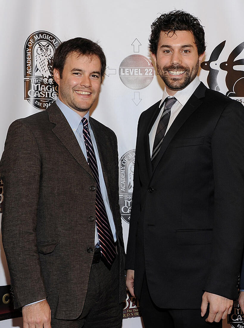Director J. Clay Tweel and Micah Sloat at the California premiere of "Make Believe."