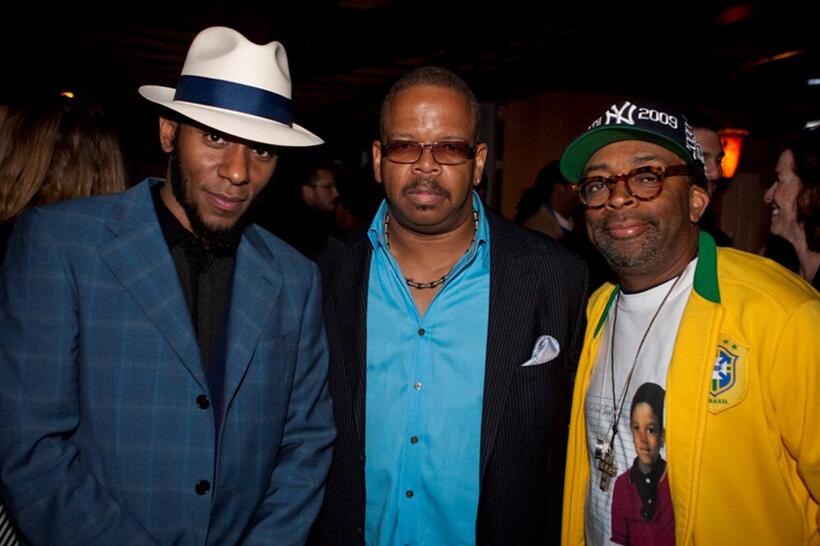 Mos Def, Terence Blanchard and Spike Lee at the HBO's series "Treme" New Orleans fundraiser.