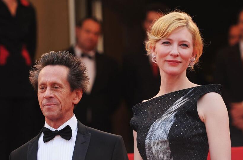 Producer Brian Grazer and Cate Blanchett at the France premiere of "Robin Hood."