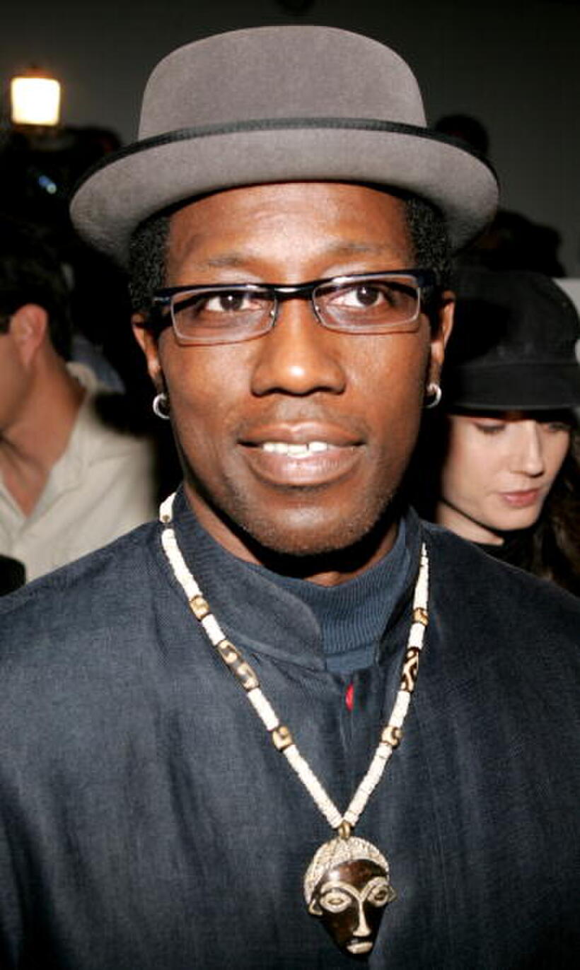 Wesley Snipes at the Single Fall 2005 show during the Mercedes-Benz Fashion Week.