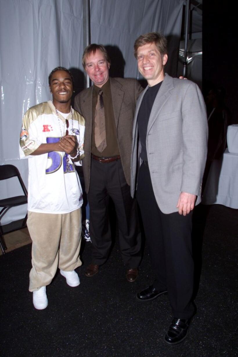 Sisqo, Gene Millard and Robert Santelli at the Grammy Week 2001.