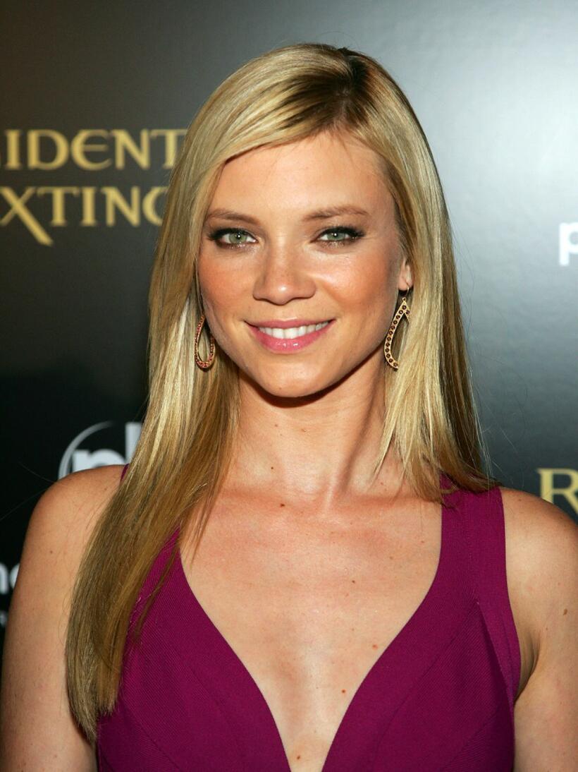 Amy Smart at the premiere of "Resident Evil: Extinction."