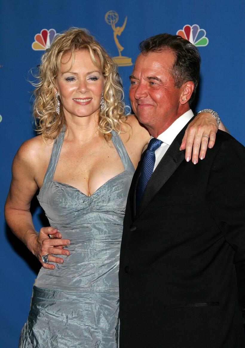 Jean Smart and Gregory Itzin at the 58th Annual Primetime Emmy Awards.