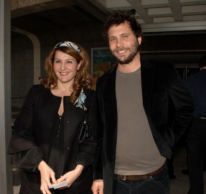 Jeremy Sisto and Nia Vardalos at the World premiere of "Distracted."