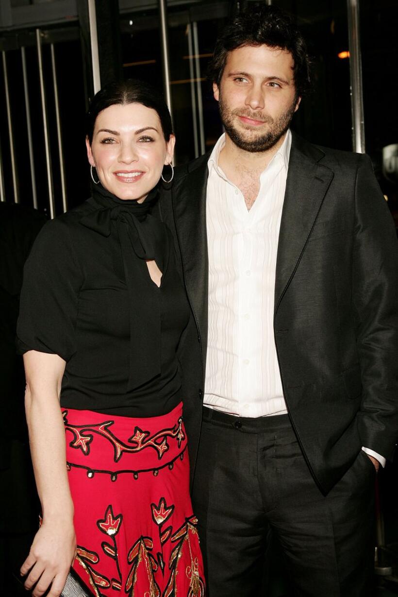 Jeremy Sisto and Julianna Margulies at the premiere of "The Sopranos."