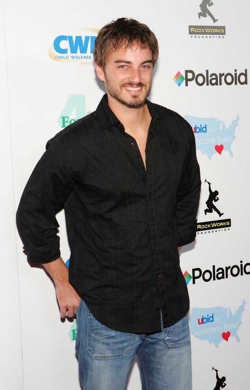 Kerr Smith at the launch of the "uBid for Hurricane Relief" charity auction and benefit.