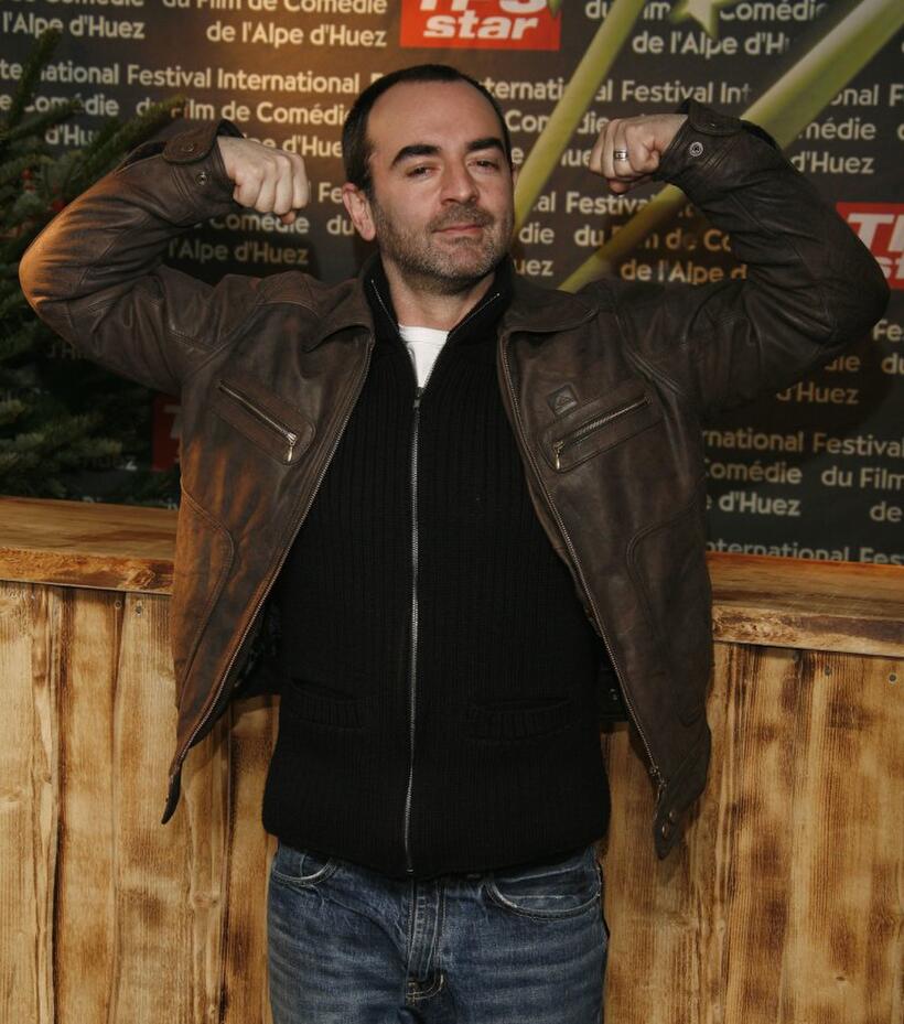 Bruno Solo at the opening night of the 10th Comedian Film Festival of "L'Alpe d'Huez."