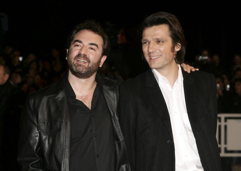 Bruno Solo and Yvan Lebolloch at the NRJ Music Awards.