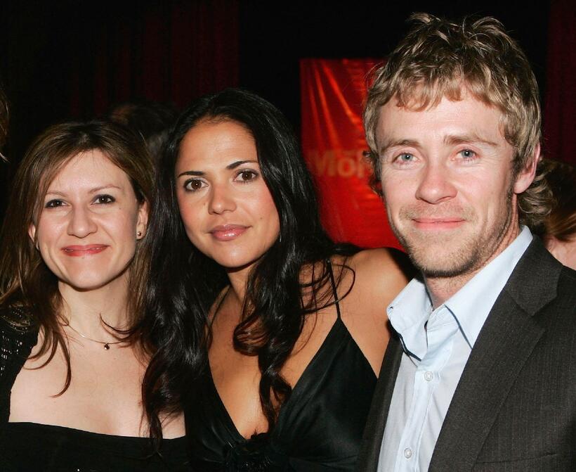 Jacquie Passmore, Miriama Smith and Travis McMahon at the Gala Opening Night Party during the Melbourne International Film Festival.
