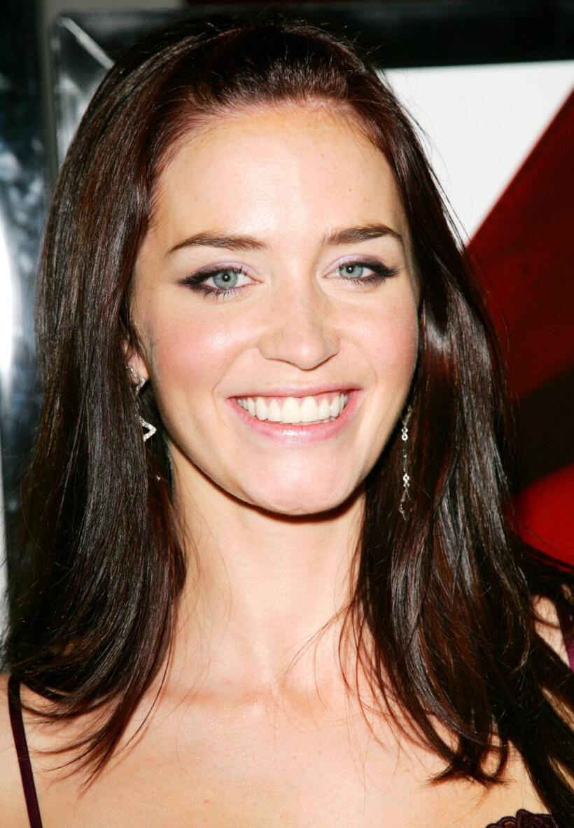 Emily Blunt at the premiere of "The Devil Wears Prada."