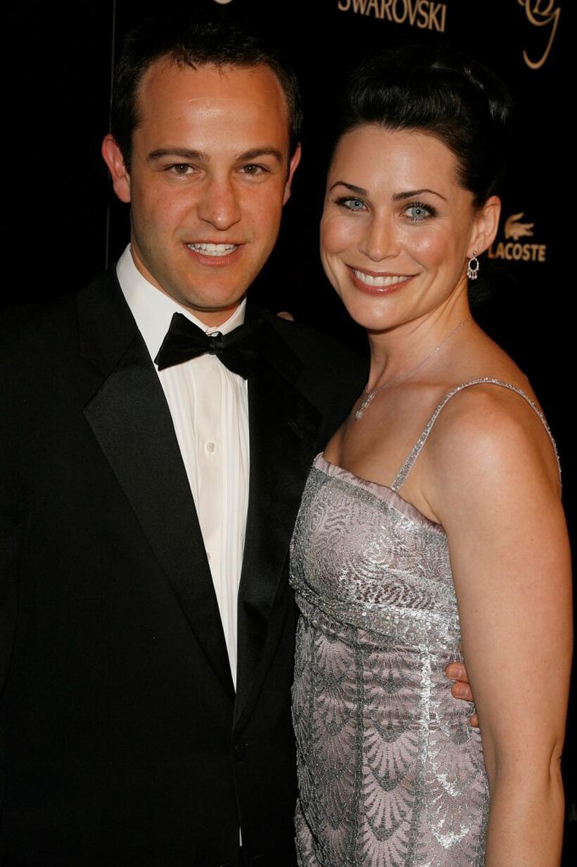Sanford Bookstaver and Rena Sofer at the 9th annual Costume Designers Guild Awards.