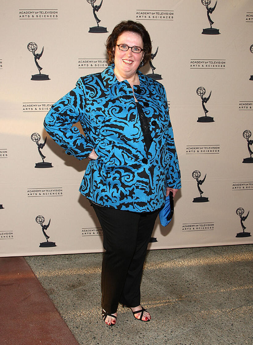 Phyllis Smith at the Academy of Television Arts and Sciences' "Inside the Office" panel discussion in California.
