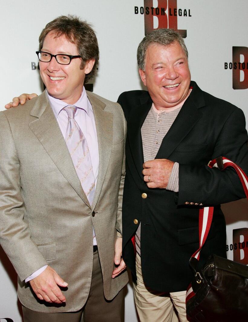 James Spader and William Shatner at the "Boston Legal" DVD release celebration at The Museum of Television and Radio.