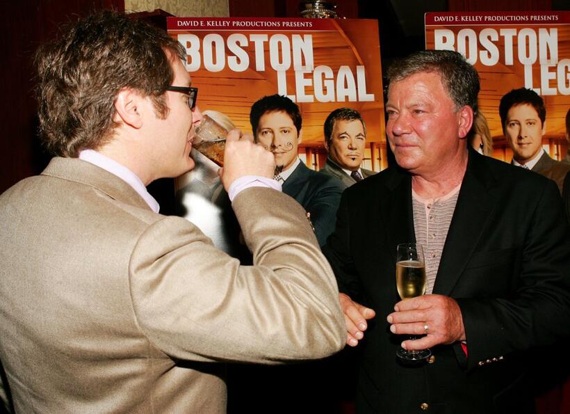 James Spader and William Shatner at the "Boston Legal" DVD release celebration at The Museum of Television and Radio.