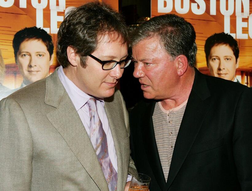 James Spader and William Shatner at the "Boston Legal" DVD release celebration at The Museum of Television and Radio.