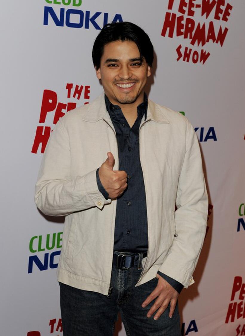 Douglas Spain at the opening night of "The Pee-wee Herman Show."