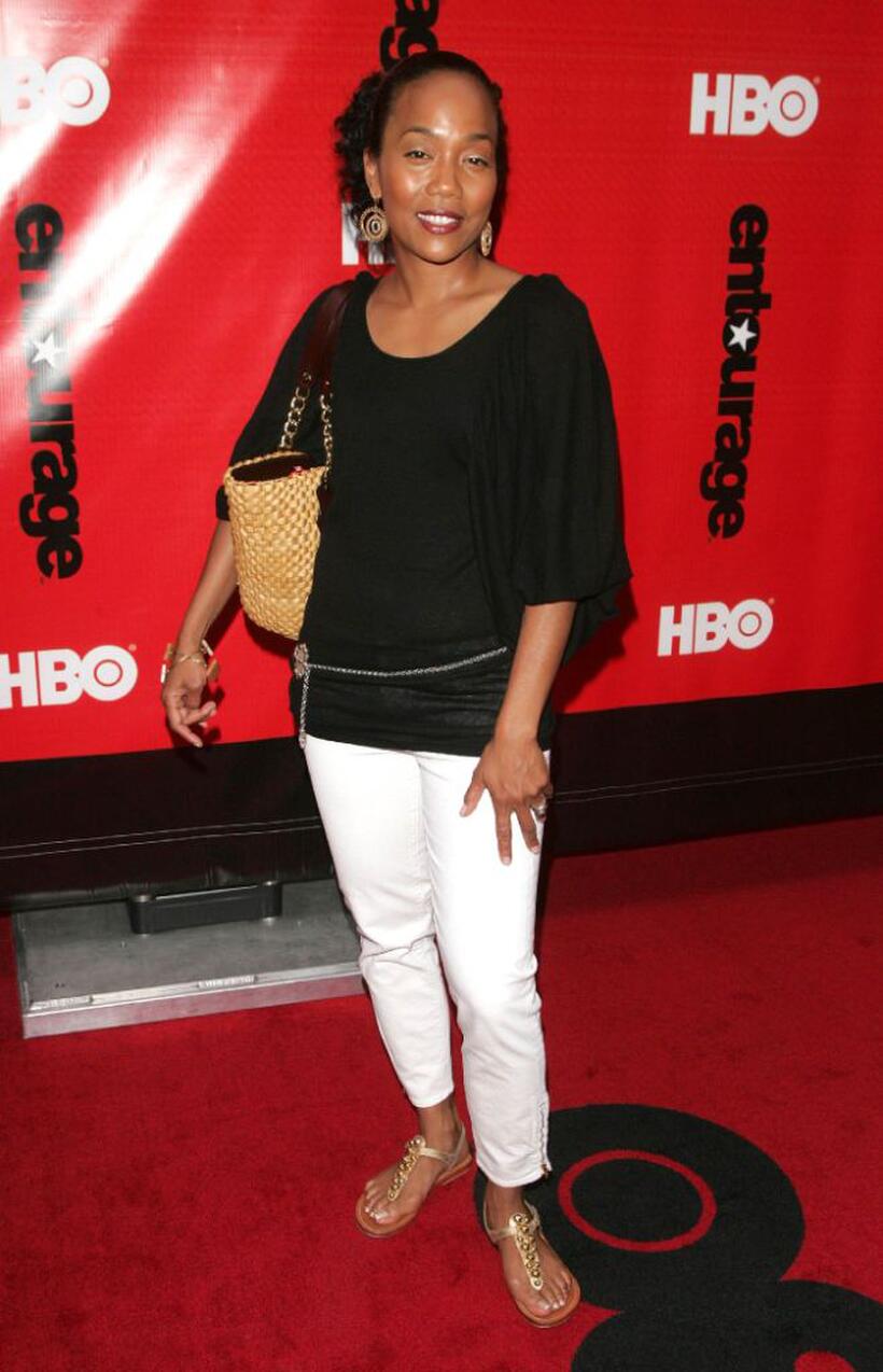 Sonja Sohn at the fourth season premiere of "Entourage."