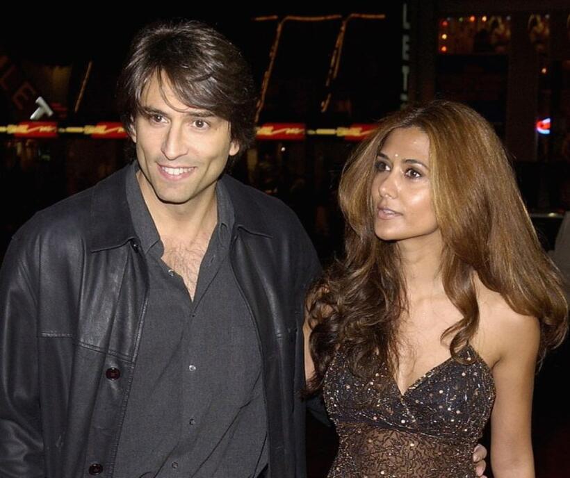 Vincent Spano and Carol Ann Fernandez at the premiere of "The Life and Death Of Peter Sellers."