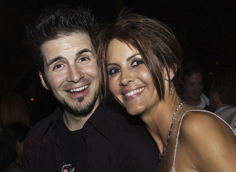 Hal Sparks and Michelle Clunie at the premiere of "Queer As Folk" after party.