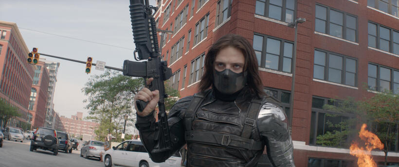 Sebastian Stan in "Captain America: The Winter Soldier."