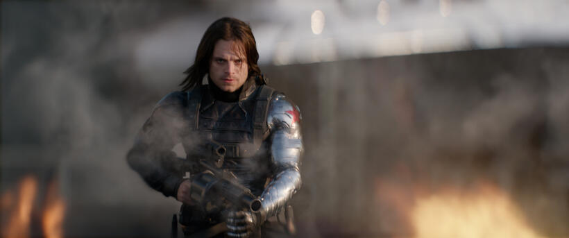Sebastian Stan in "Captain America: The Winter Soldier."