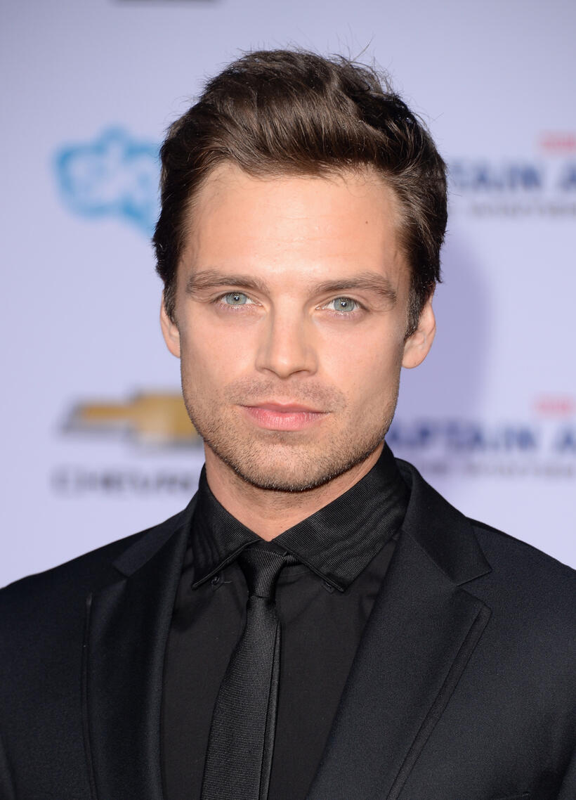 Sebastian Stan at the California premiere of "Captain America: The Winter Soldier."