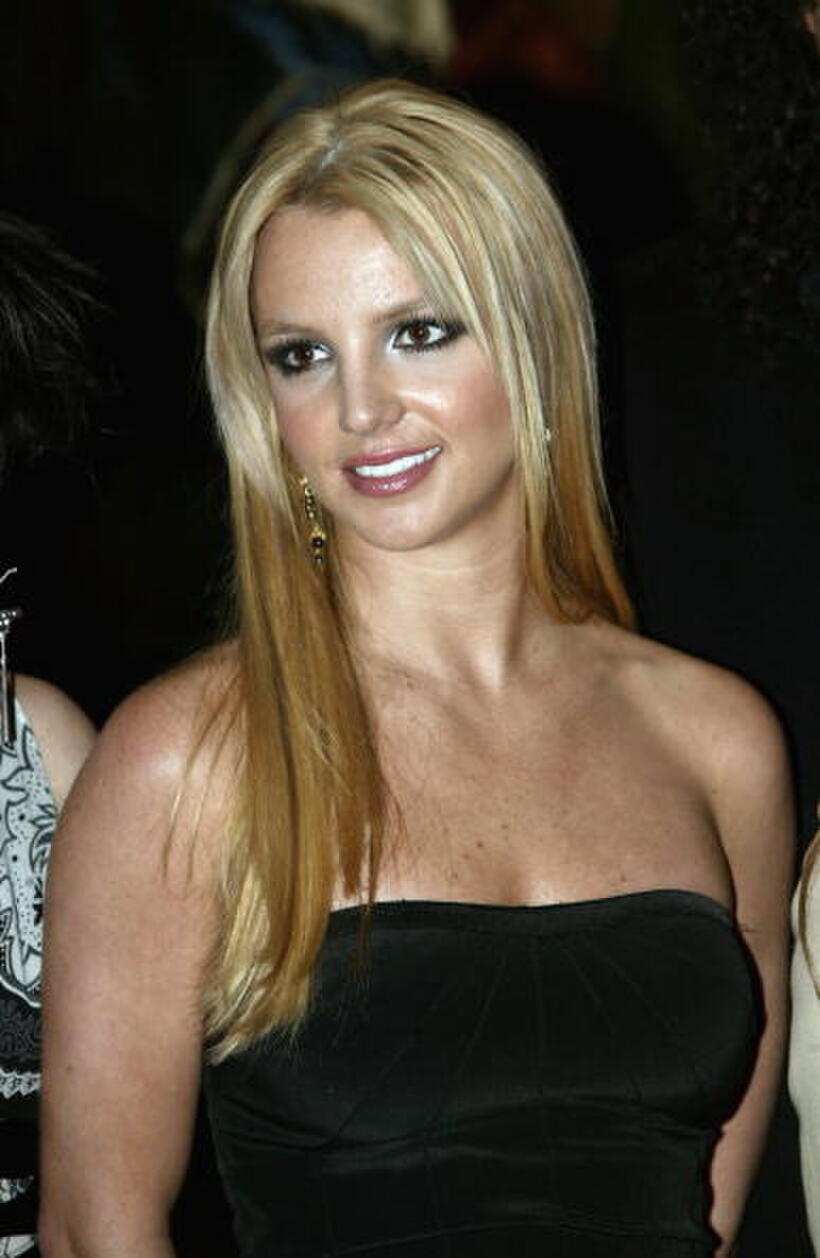 Britney Spears at the launch of Pepsi's new TV commecial in London.