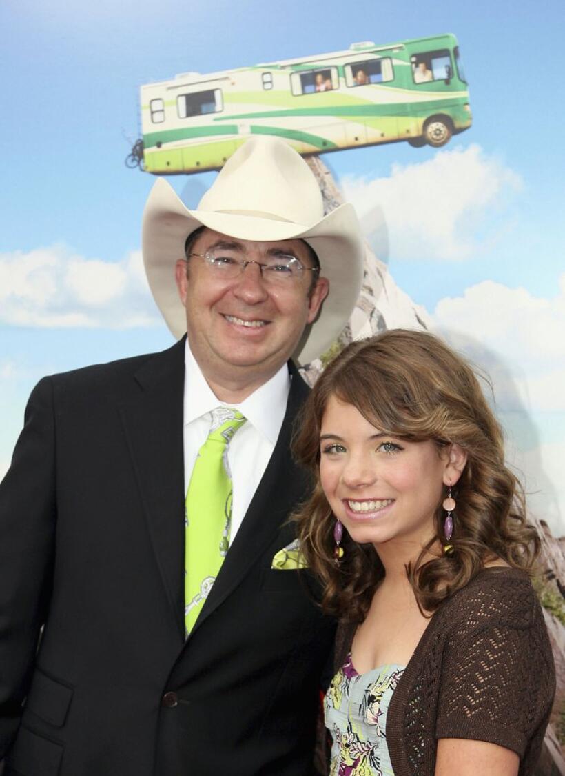 Barry Sonnenfeld and Chloe Sonnenfeld at the premiere of "RV."