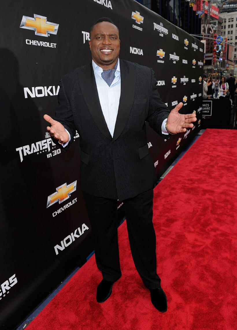 Lester '"Rasta" Speight at the New York premiere "Transformers: Dark Of The Moon."