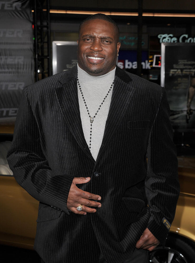 Lester '"Rasta" Speight at the California premiere "Faster."