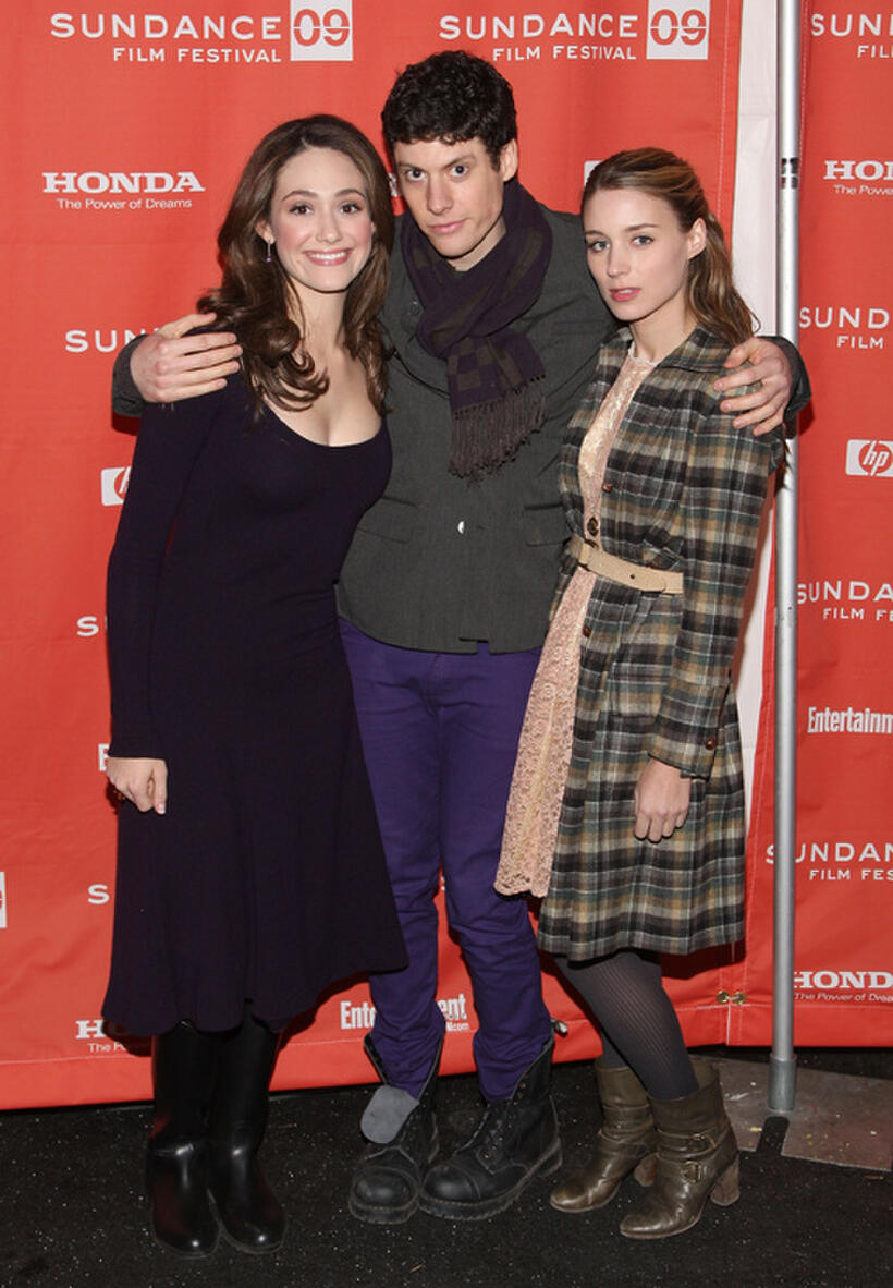 Emmy Rossum, Ashley Springer and Rooney Mara at the premiere of "Dare" during the 2009 Sundance Film Festival.