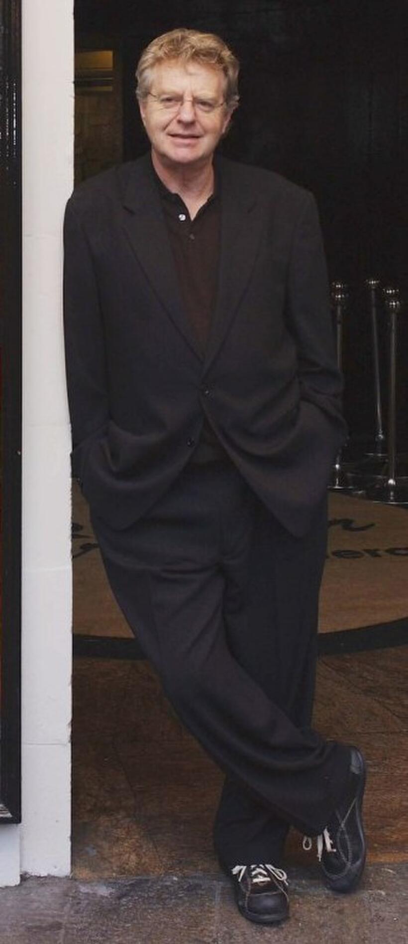 Jerry Springer at the photocall of "Jerry Springer - The Opera."