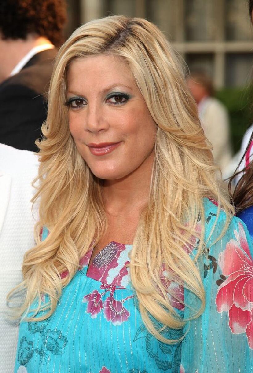 Tori Spelling at the Much Love's BOW WOW WOW Animal Rescue Benefit.