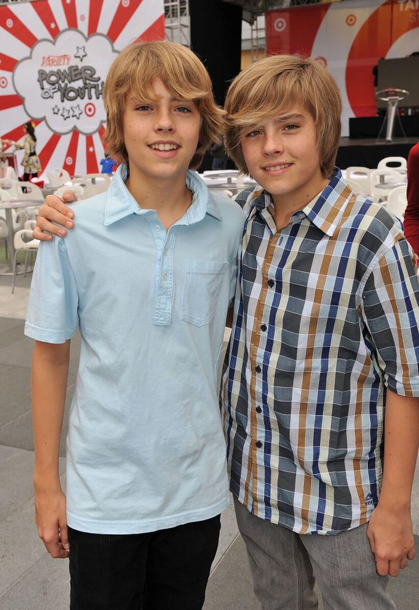 Cole Sprouse and Dylan Sprouse at the Target Presents Variety's Power of Youth event.