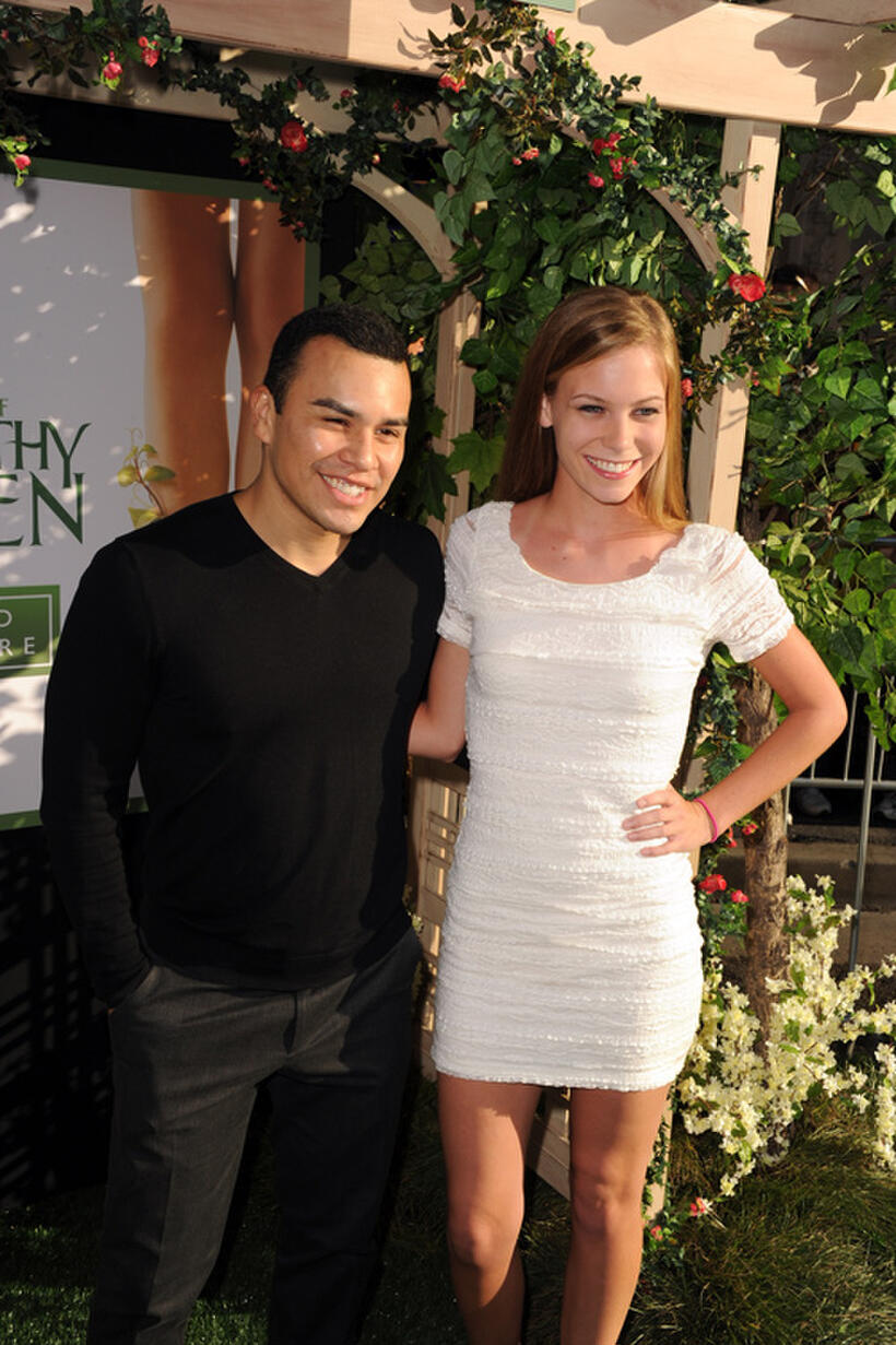 Joseph Julian Soria and Chloe Lanier at the California premiere of "The Odd Life of Timothy Green."