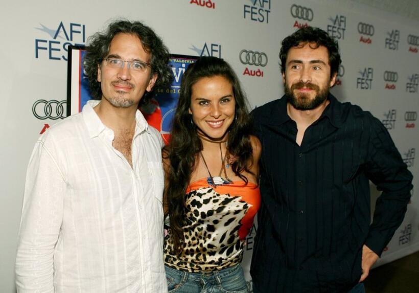 Director Juan Carlos Valdivia, Kate del Castillo and Demian Bichir at the North American premiere of "American Visa" during the AFI FEST 2006.