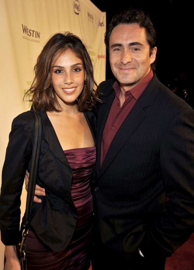 Sandra Echeverria and Demian Bichir at the "Rock The Vote' Hosted by Christina Aguilera.