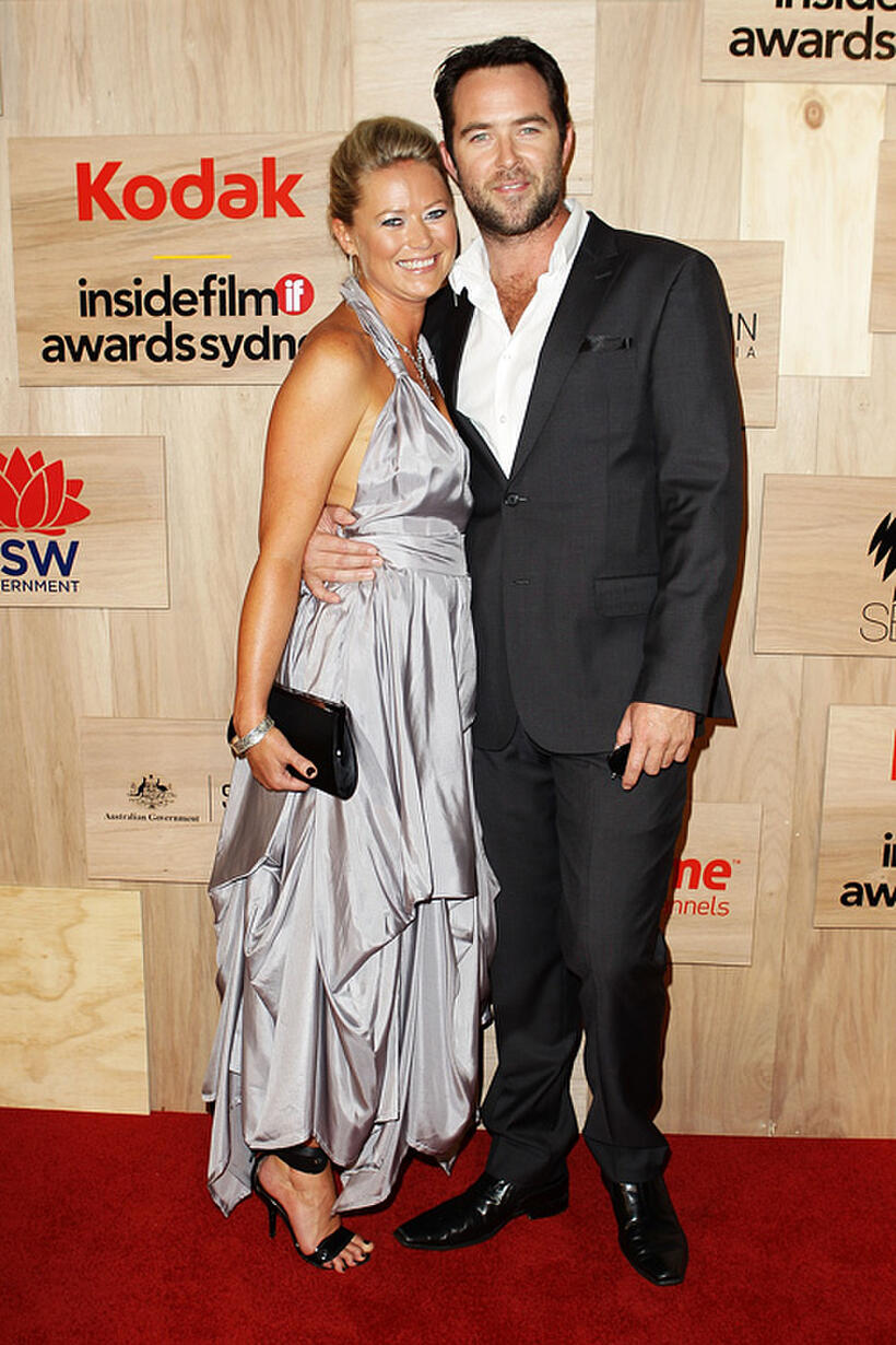 Jo Beth Taylor and Sullivan Stapleton at the 2010 Inside Film Awards in Australia.
