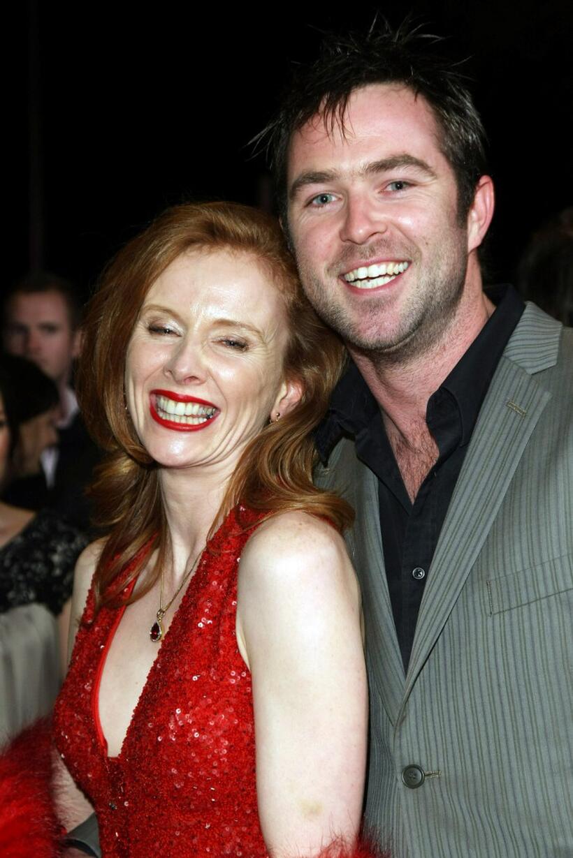 Alison Whyte and Sullivan Stapleton at the Melbourne International Film Festival.