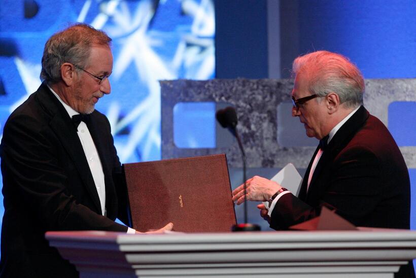 Steven Spielberg and Martin Scorsese at the 59th Annual DGA Awards.